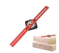 Herramienta de marcar, Graffietto T de aleación de aluminio | Herramienta de precisión para marcar esquinas de carpintería | Para carpintero, trabajador de madera, fabricación de muebles torneado