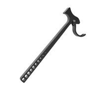 Herramienta de martillo de metal de goma de dos lados para montaje de soporte de pasador de escenario, aleación de acero, mango ergonómico, equipo de montaje, construcción de escenario, martillo de