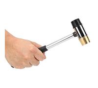 Herramienta de Martillo de Plástico para Guitarra, Mandolina de bajo, Ukelele con Cabezales de Latón y Goma para Guitarrista