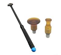 Herramienta de martillo de reparación de abolladuras de panel de automóvil con cabezal de grifo para operaciones efectivas de eliminación de abolladuras seguras para pintura (3 piezas)