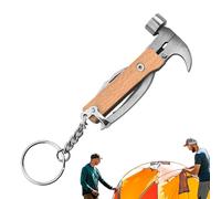 Herramienta de martillo multifunción - Martillo multiherramienta compacto, Martillo multiherramienta portátil | Herramienta de martillo multiusos para viaje, martillo multiherramienta resistente, equi