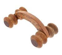 Herramienta de Masaje de Ayuda de Cuatro Ruedas de Madera para Ejercicio | Rodillo Masajeador de Piernas, Masajeador de Pies y Piernas, Herramienta de Masaje de Espalda, Ligero