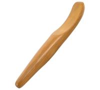 Herramienta de Masaje de Madera Gua Sha para Músculos y Pies | Madera Aromática Color Khaki, Rodillo Manual para Puntos Gatillo, Uso Cuerpo, Alivio de Fatiga