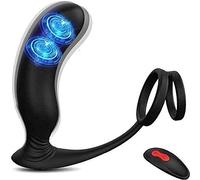 Herramienta de masaje potente portátil, 7 estrong Prstantidad para madurar, Plūė Ánle Vîbrå HommePlū Ánle Vîbrå - Secador Stímulador de Terror Plúg - Anillo, carga USB magnética, 100% impermeable