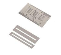Herramienta de Medicin de Guitarra, Herramienta Porttil de Regla de Cuerdas de Guitarra con Protectores de Trastes para Instrumentos de bajo de