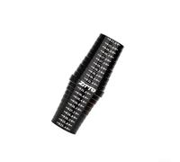 Herramienta de medición de abrazadera de tija de sillín de bicicleta de 25 a 31,8 mm, medidor de tamaño de tubo de sillín morado para selección rápida de componentes de bicicleta (A)