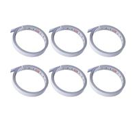 Herramienta de medición de alta precisión de 1 m/2 m, 6 unidades, regla de medición portátil para el hogar, medición adhesiva, marcado de oficina