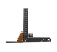 Herramienta de medición de altura con escalas claramente visibles para enrutador para uso en mesa (pulgadas)