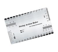 Herramienta de medición de altura de cuerda, regla de acción de cuerda de guitarra, regla de nivelación de trastes de guitarra, atrapador de trastes, herramienta de acción Luthier