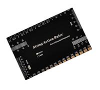 Herramienta de medición de altura de cuerda, regla de acción de cuerda de guitarra, regla de nivelación de traste de guitarra, receptor de trastes, herramienta Luthier de acción