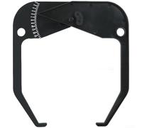 Herramienta de medición de ancho de rueda de calibrador de equilibrio de neumáticos, rango de 30-375 mm, escala de doble cara, medidor de plástico, para mantenimiento de máquinas de equilibrio de