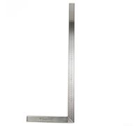 Herramienta de medición de ángulo de aleación de aluminio carpintero en forma de L, regla cuadrada de ángulo de 25 cm a 60 cm, herramienta de medición de precisión para construcción y carpintería (600