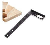 Herramienta de medición de ángulo - Herramienta de medición de metal versátil 30 x 14,3 x 1,6 cm, herramientas de medición profesionales para el marcado de mediciones, dibujo | Uso diario de la