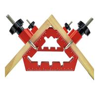 Herramienta de medición de ángulo: regla portátil de aleación de aluminio de precisión de 90 grados, medidor de ángulo de carpintería, para carpintería, construcción, renovación del hogar, puerta