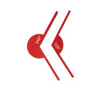 Herramienta de medición de ángulos de regla multiusos para dibujo de ingeniería y clases de matemáticas escolares para niños