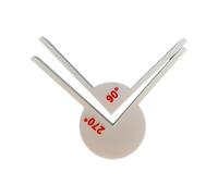 Herramienta de medición de ángulos, regla de medición de ángulos con herramienta de geometría de marcado, ayuda de enseñanza de matemáticas para aula, transportador de matemáticas multifuncional