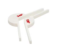 Herramienta de medición de ángulos, regla de medición de ángulos con herramienta de geometría de marcado, ayuda de enseñanza de matemáticas para aula, transportador de matemáticas multifuncional