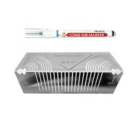 Herramienta de medición de ángulos y marcado de arcos 20-65 para carpintería precisa para carpintería de metal de dos usos ajustable y herramienta para metalurgia