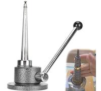 Herramienta de medición de anillos con 4 escalas, medidor de joyería ajustable, bloqueo duradero para ajuste y expansión del tamaño del anillo