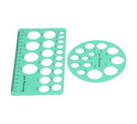 Herramienta de Medición de Brida, Regla de Pezón, No Quema, Suave, Precisa, Fácil de Leer, Extractor de Leche de Silicona (Verde)