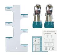 Herramienta de medición de - Calibre acrílico de 15,8x7,7 cm, kit de manualidades para colgar plantas con clip, medidor de regla acrílica de | Tablero de plantilla de tejido para proye