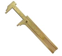Herramienta de medición de calibre de 100 mm para joyería, de latón