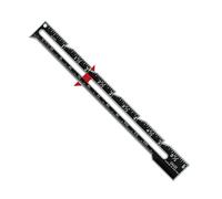 Herramienta de medición de calibre de costura, regla de acolchado de tela deslizante de Metal, costura para tejer Patchwork