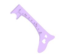 Herramienta de medición de cejas, regla de cejas | Guía de delineador de ojos de silicona | Regla de conformación de cejas, ayuda con el maquillaje de ojos, herramienta de medición de cejas para