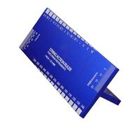 Herramienta de medición de cuerda de guitarra, herramienta de medición para guitarras, bajos, guía de una sola cara, medición de luthier para medición de graves