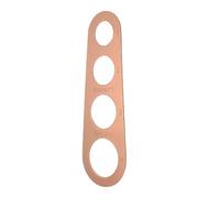 Herramienta de medición de espagueti - Herramienta de medición de regla de porción de pasta de acero inoxidable de 15 cm | Aparato para 4 porciones para cocinar en et. Dispositivo de medición preciso