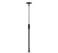 Herramienta de medición de leña para motosierra, barra telescópica ajustable magnética para medir leña, herramienta de corte de leña que se fija a cualquier motosierra, NEGRO, Refer to description
