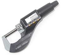 Herramienta de medición de micrómetro digital 0-1 "/ 0-25mm Gauge Grosor de medición de pulgada/Calibrador de diámetro métrico con pantalla LCD electrónica Herramienta