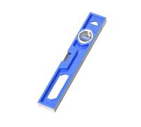 Herramienta de medición de nivel de torpedos magnéticos para conductos, herramienta de nivel de burbuja doblada con orificio conveniente, fácil de transportar para hogar