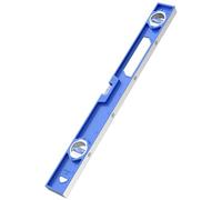 Herramienta de medición de nivel de torpedos magnéticos para conductos, herramienta de nivel de burbuja doblada con orificio conveniente, fácil de transportar para hogar