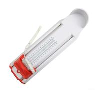 Herramienta de medición de pies de 120-280 mm para medición de tamaño de zapato, adecuada para adultos y niños, calibre ABS ligero (rojo)