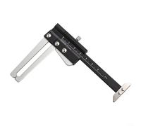 Herramienta de medición de placa de freno de coche con pinza Vernier para una evaluación precisa del desgaste del disco de freno de 60 mm calibre de acero inoxidable