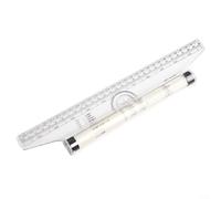 Herramienta de medición de precisión para artistas y diseñadores, regla de medición con escala transparente (A)