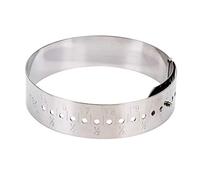 Herramienta de medición de pulsera, medidor de tamaño de muñeca ajustable, mandril de pulsera de acero inoxidable con escala grabada, rango de medición de 15 a 23 cm para un