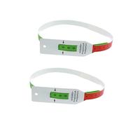 Herramienta de medición del cuerpo infantil, cinta flexible de doble escala para circunferencia de cabeza y brazo, cinta métrica de brazo infantil