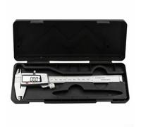 Herramienta de medición electrónica de calibre Vernier digital de acero inoxidable de 6 pulgadas con LCD grande, conversión métrica y múltiples modos de medición