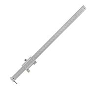 Herramienta de medición ergonómica de acero inoxidable de 200/300 mm, calibrador de doble escala para entusiastas del bricolaje y herramienta de medición de calibrador de metal de dibujo técnico