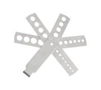 Herramienta de medición, medidor de bolsillo de precisión, herramienta multifunción inoxidable para joyeros, accesorio de manualidades con escala , dispositivo de medición profesional, joyería