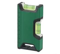 Herramienta de medición multifuncional de aleación de aluminio con burbuja transparente y diseño de imán robusto (105 mm)