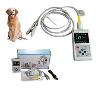 Herramienta de medición para el monitoreo de la Salud de Mascotas, comprobador de Pulso portátil, saturación de oxígeno en Sangre y sonda Lingual para Animales, Gatos y Perros con sonda de SPO2 lingu