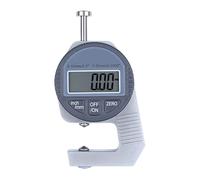 Herramienta de medición para papel, cuero, medidor de grosor digital, micrómetro electrónico de 0 a 12,7 mm, indicadores ligeros y digitales