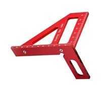 Herramienta de medición triangular de 90 grados para ángulos y líneas precisos, decoración del hogar, diseño preciso de carpintería, regla de calibración precisa para construcción y construcción