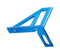 Herramienta de medición triangular de 90 grados para ángulos y líneas precisos, decoración del hogar, diseño preciso de carpintería, regla de calibración precisa para construcción y construcción