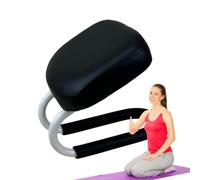 Herramienta de meditación, banco de oración, rodillas de altura ajustable para la pulverización, silla ergonómica de metal para soporte de cadera, mejora la comodidad, rodillas de altura ajustables