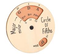 Herramienta de Melodía de Madera, Círculo de Quintas Escalas de Acordes de Rueda para Guitarra, bajo, Piano, Violín, Músicos Compositores
