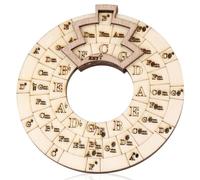 Herramienta de Melodía de Madera, Círculo de Quintas Rueda Herramienta de Transposición de Música Herramienta Educativa para Compositores Musicales de Músicos para Notas Acordes Firma Clave